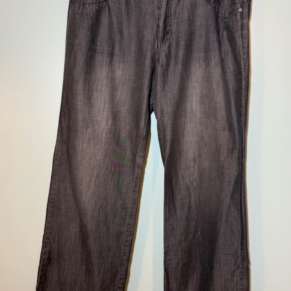 Women’s Casual Living Light Gray Pants Size 14- 100% Lyocell